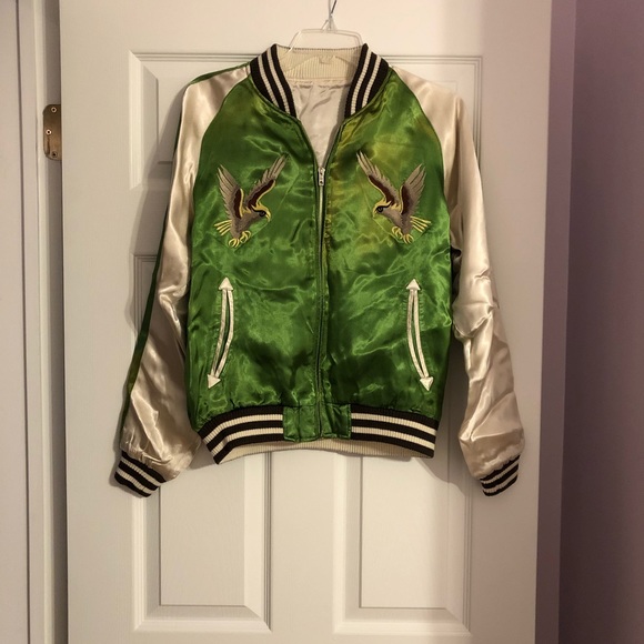 Vintage Jackets & Blazers - RARE VTG Japan Sukajan Bomber Jacket - S